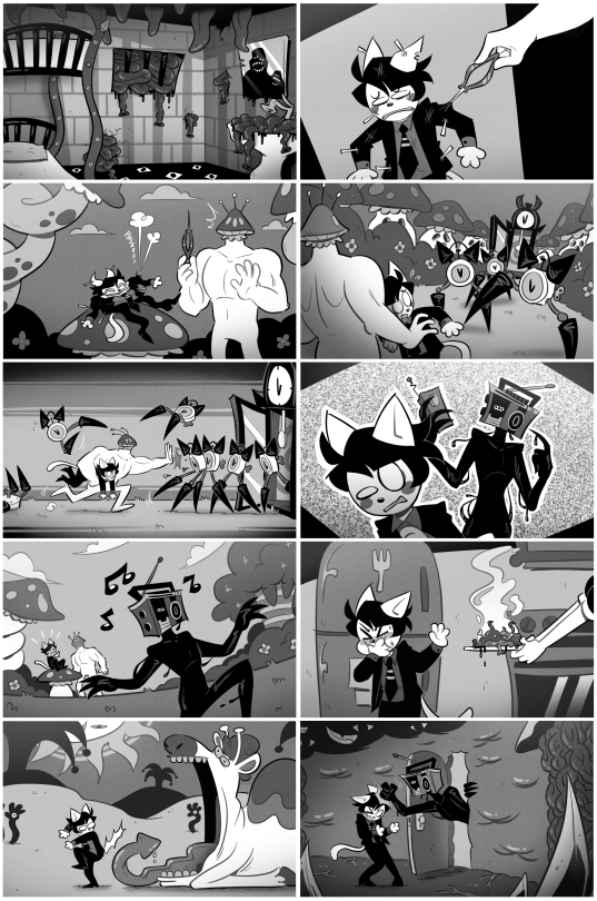 Some Panels From A Scrapped Comic