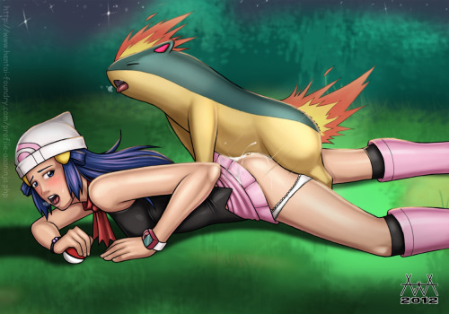 hentaicolosseum:  Dawn my favorite PokeBabe <3 Sorry to you Misty and May fans but it’s Dawn all the way for me =D