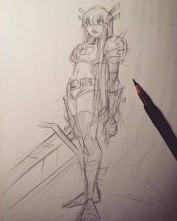 sweeney-boo:  Commission doodle (Magik) #sketch