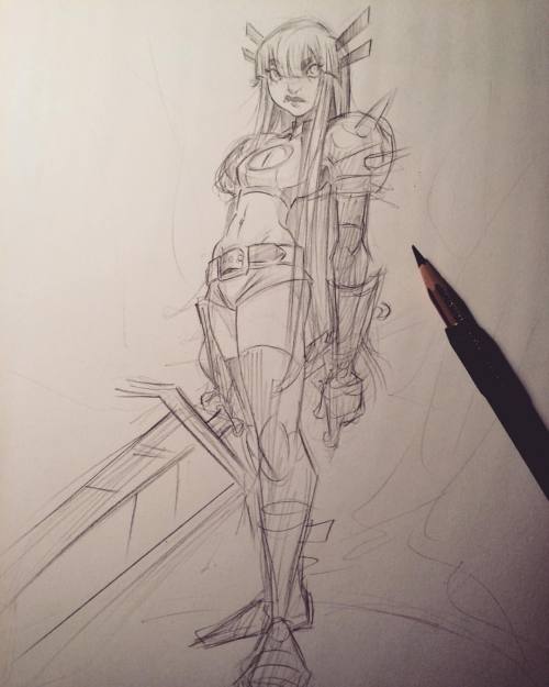 sweeney-boo:  Commission doodle (Magik) #sketch #sketchs #sweeneyboo #sketchbook #sketching #doodle #magik #xmen 