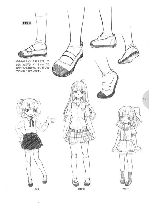 pantymink:knickerweasels:Drawing Feet and Shoes from 萌えキャラクターの描き方 (How to draw moe characters)My lov