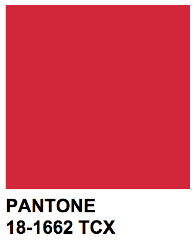 region tyfon aflange colors — Pantone 18-1662 TCX Color Name: Flame Scarlet