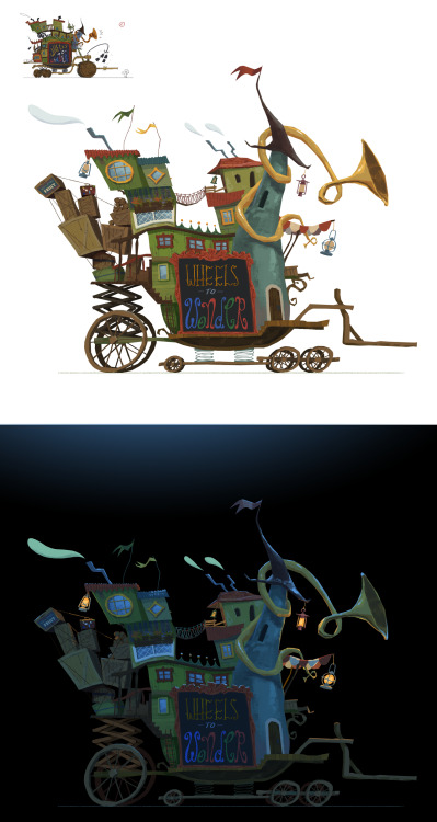 Some early visual development for “The Wonderful Wingits” created by Leticia Abreu Silva for Cartoon