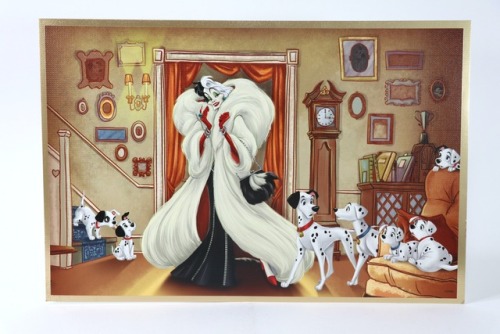 collectibleseuphoria: D23 exclusive Disney Designer Collection Lithograph Set. This set is really be