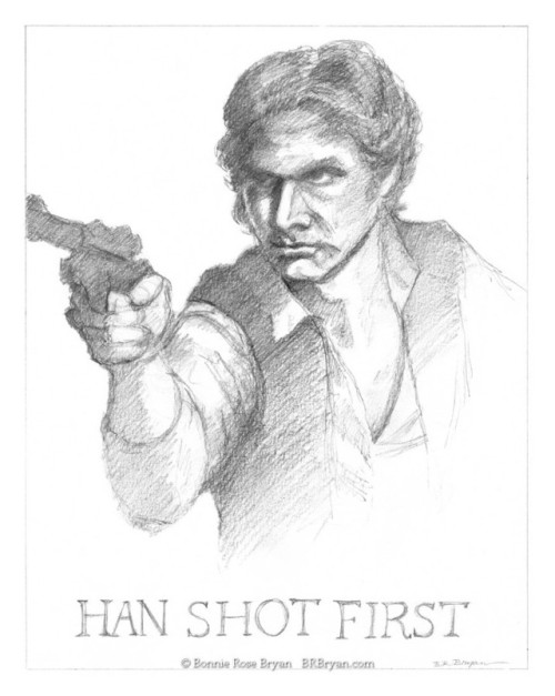 Han shot first!Happy Star Wars Day. May the Force be with you.