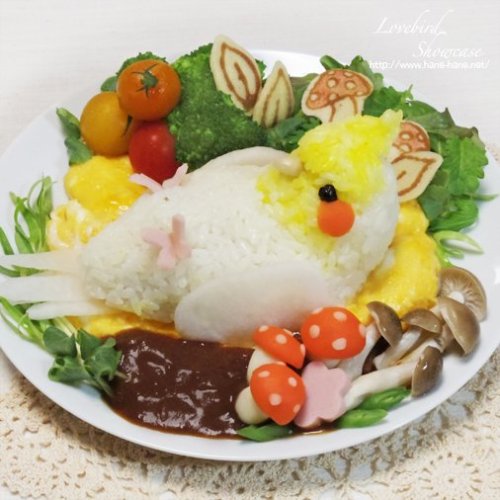 deishido:  archiemcphee:  The Department of Impossible Cuteness may have to take the rest of the week off in order to recover from an overdose of kawaii caused by these bird-shaped foods made my Japanese food artist *kaori* aka @lovebirdshowcas. From