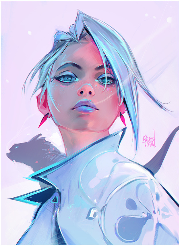 rossdraws:First piece of 2017! One of my main goals for this year is to work on my