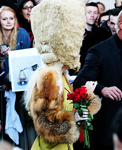 ladyxgaga:  Gaga leaving her hotel in Berlin earlier today. 