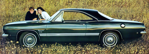 carsthatnevermadeitetc:  Plymouth Barracuda, 1967. The second generation Barracuda