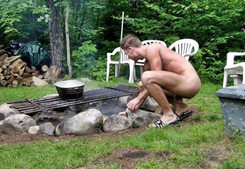 Naked men camping tumblr