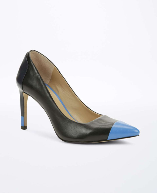 High Heels Blog colorblock-style: Isabel Colorblock Leather Pumps via Tumblr