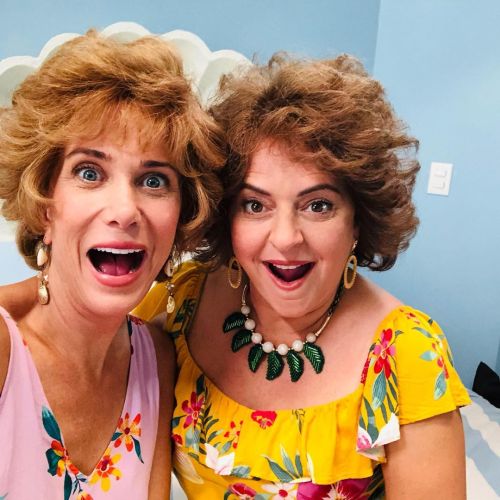 Kristen Wiig and Annie Mumolo behind the scenes of Barb &amp; Star go to Vista Del Mar