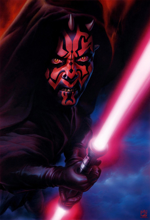 darthluminescent:Darth Maul // by Tsuneo Sanda