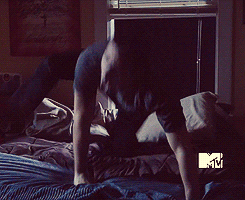 frak-attack:  michmemoirs:   stiles    Nobody startles like Stiles startles. 