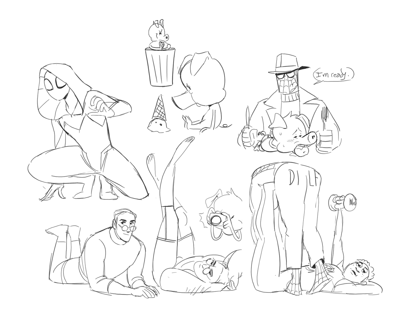 sugarandmemories:  @three-legged-cow and I did a drawpile session. 