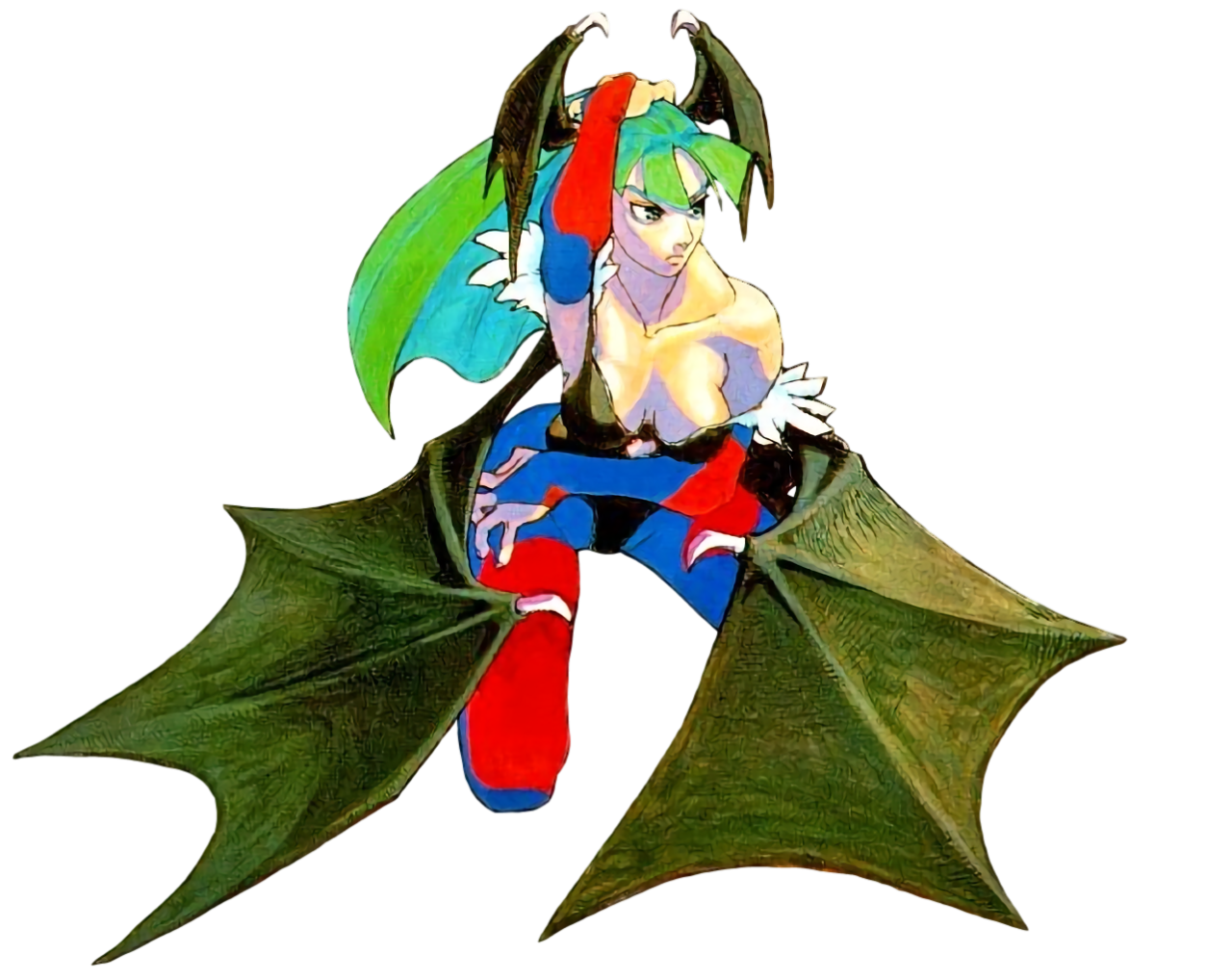 mvc2:Night warriors: Darkstalkers’ revenge (transparent)