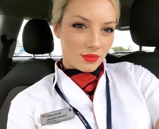 winged-perfection:  Gabriella - another beautiful leggy hosty from British Airways 