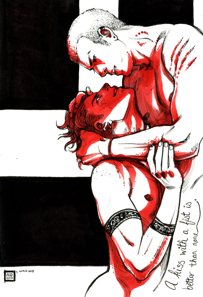 audkoch:  trashy night doodle~