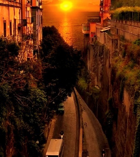 Sunset, Sorrento, Italy