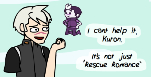 toxicure:Kuron Komic #7I was going to make a story line on Shiro and Kuron having crushes on separat