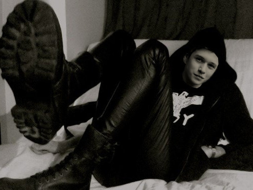 vlord76:  Dunno if this is the “Jurassic World” effect - but I got A LOT OF request for Nick Robinson pics lately. Time to work on them…First of one I did with a source pic sent to me by the “Requester” :)Leather pants, some boots and a hoodie