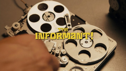 The Informant! (2009) Dir. Steven Soderbergh, Cin. Steven Soderbergh“Paranoid is what people who are