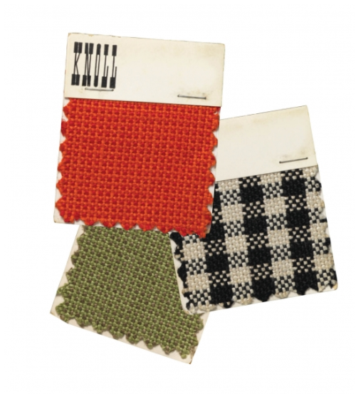 Florence Knoll, fabric swatches, design by Franz Lorenz, 1950s.She was instrumental in developing th