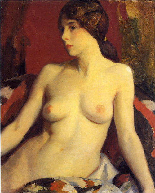 justineportraits:Robert Henri   Mata Moana  1920