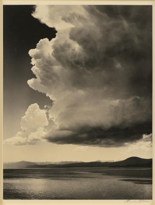 inneroptics:  Thundercloud, Lake Tahoe, 1938 - Ansel Adams