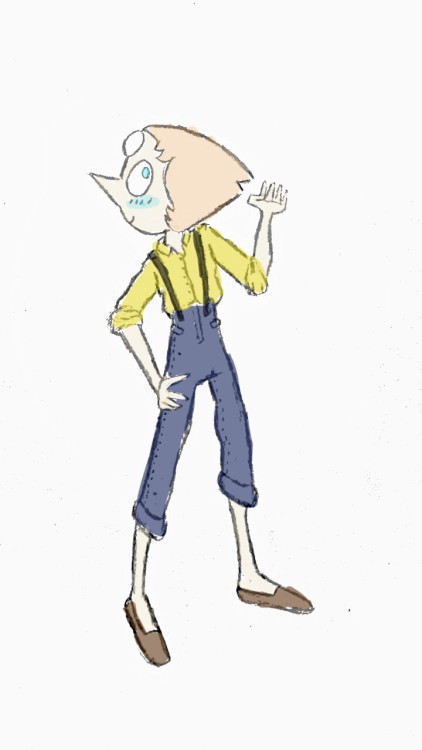 rubyknight97:  A nice pearl i made, with some phone edition to add a bit of colour to her :3 