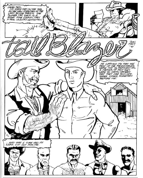 Tail Blazer - Panel 1 - by Jon Macy (AKA Cowboy Jon).