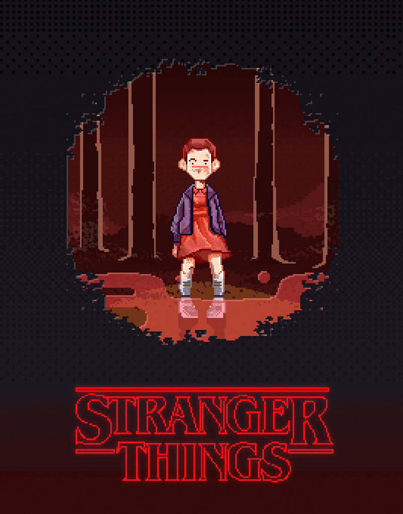 Stranger Things Pixel Art ubicaciondepersonas.cdmx.gob.mx