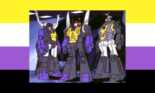 The Insecticons from Transformers (G1) are all nonbinary!(requested by @i-am-masterkittens)