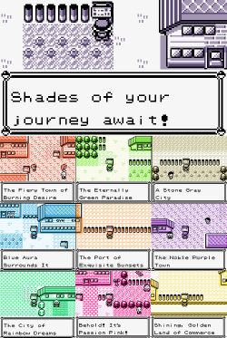jgpgaming:  Pokemon Yellow’s towns in color.
