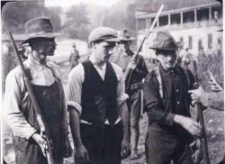 from-around-the-globe:Armed union miners during the West Virginia Mine Wars