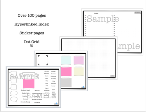 I created a full bullet journal for GoodNotes (or whatever note app you use). In GoodNotes, the hype