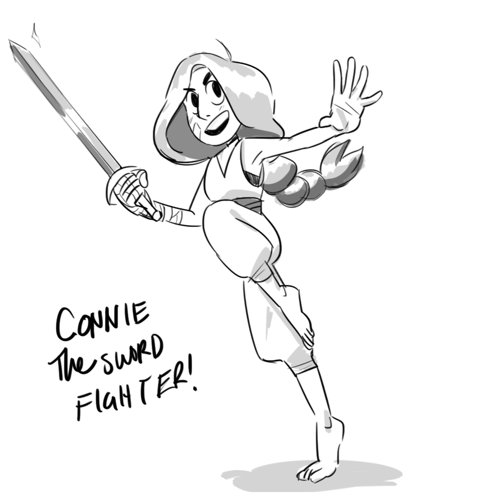 i got a new tablet! and who better to be the first draw on it than connie!!! i really