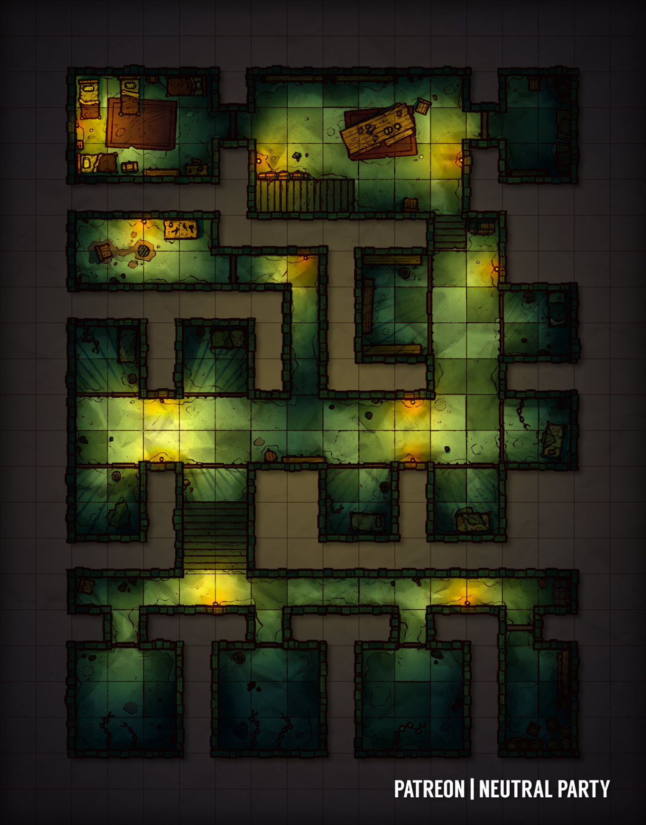 Dandd Underground Prison Map Yuyu Wallpaper