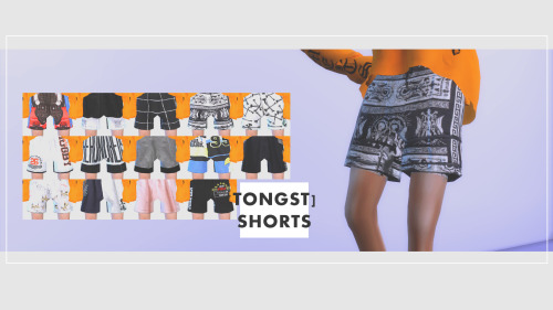 tongsomething:S h o r t s 14  swatchesonly recolor , you need mesh by  @s4seze  , thank you!  