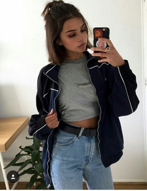 jeans and belt outfit