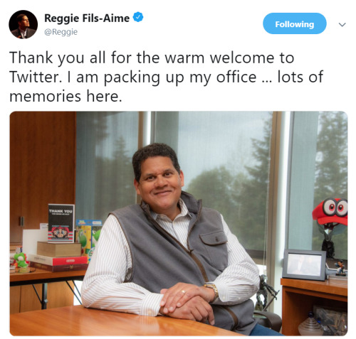 retrogamingblog:Reggie Fils-Aime’s last day at Nintendo