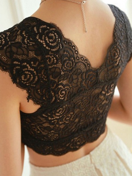 XXX fashionmia1:  Glamorou lace hollow camisole>>>> photo