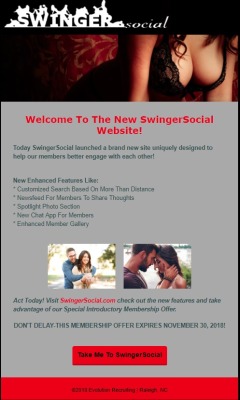 Looking to meet a REAL swinger?Totally different