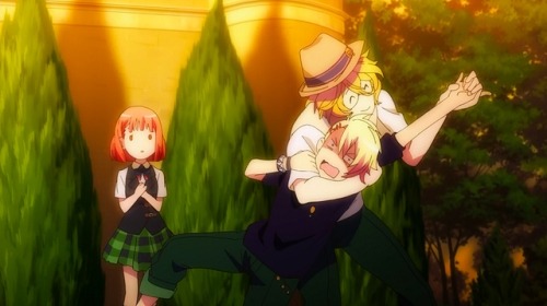meinight: ★ Natsuki hugs  (づ￣ ³￣)づ 