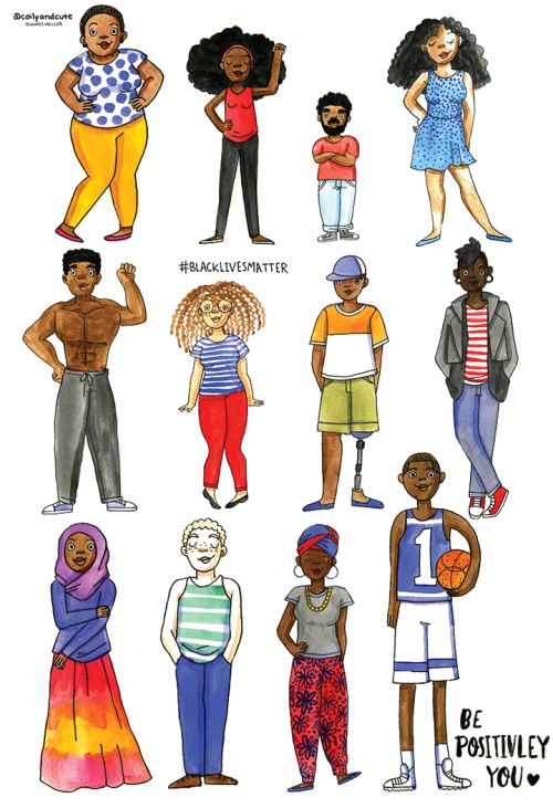 blacklivesmatter: Black Futures Month celebrates bodies of all kind today. This wonderful poster was