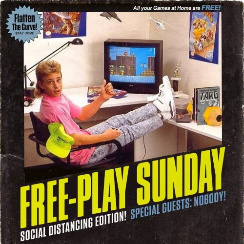 Jam out some FREEPLAY SUNDAY action at home tonight - social distancing edition #3 - thanks to our v