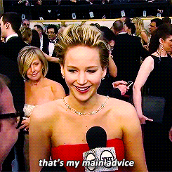 jenniferlawrencedaily:  Interviewer: You know that you’re a role model to many