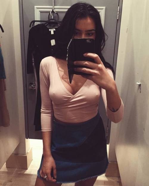 unreal-babes:In The Dressing Room Tremendously stacked.