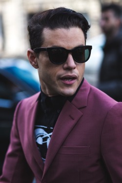 jsmnmczn:Rami Malek après Miu Miu Paris