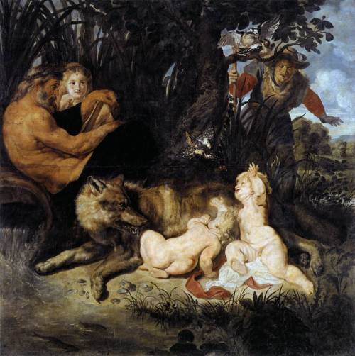 valinaraii: Romulus and Remo, by Peter Paul Rubens (c. 1616). According to the legend, Rome was foun